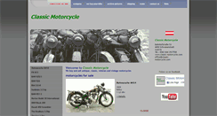 Desktop Screenshot of classic-motorcycle.com
