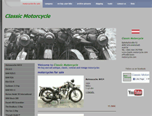 Tablet Screenshot of classic-motorcycle.com